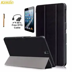 Kemile ультра тонкий легкий стоя Smart Cover для Galaxy Tab S3 9,7 дюймов T820 T825 чехол с Авто Режим сна/ wake Особенности