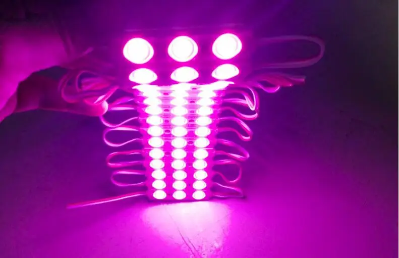 Постоянный ток SMD5730 3leds инъекций светодиодный модуль объектив 160 градусов, 12 В водонепроницаемый Рекламы Световой