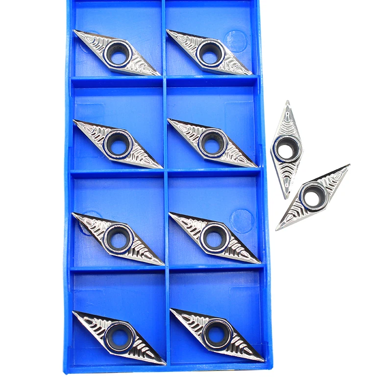 

VBGT160404 AK H01 VBGT 160404 Aluminum cutter blade Insert Cutting Tool turning tool CNC Tools AL +TIN Alloy wood