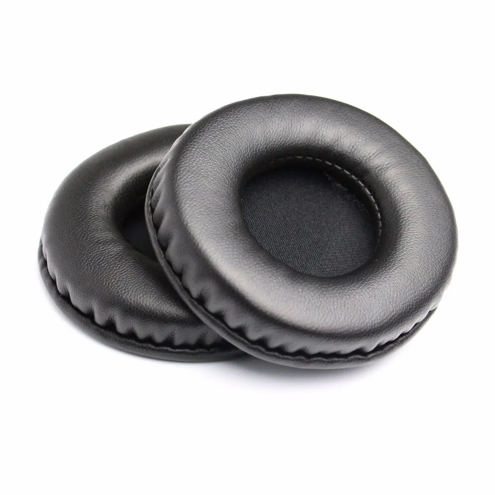 80mm Leather foam ear pads for headphones cojines almofada almofadas pad headphone earpads cushion replacement ear pads cushion new ear pads for xiberia s21 k10 headphone earpads cushion soft leather earmuffs foam sponge earphone sleeve noise reduction