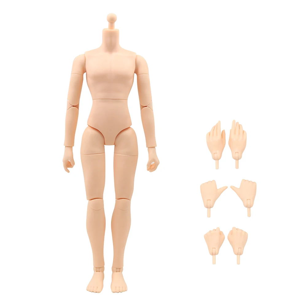 Nude 28cm scale muscular body natural skin action figure soldier model F&D toys for customize DIY gift