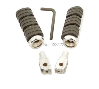

Chrome Wing Foot Pegs Rests For 1995-2005 kawasaki vulcan 800 custom (rear)