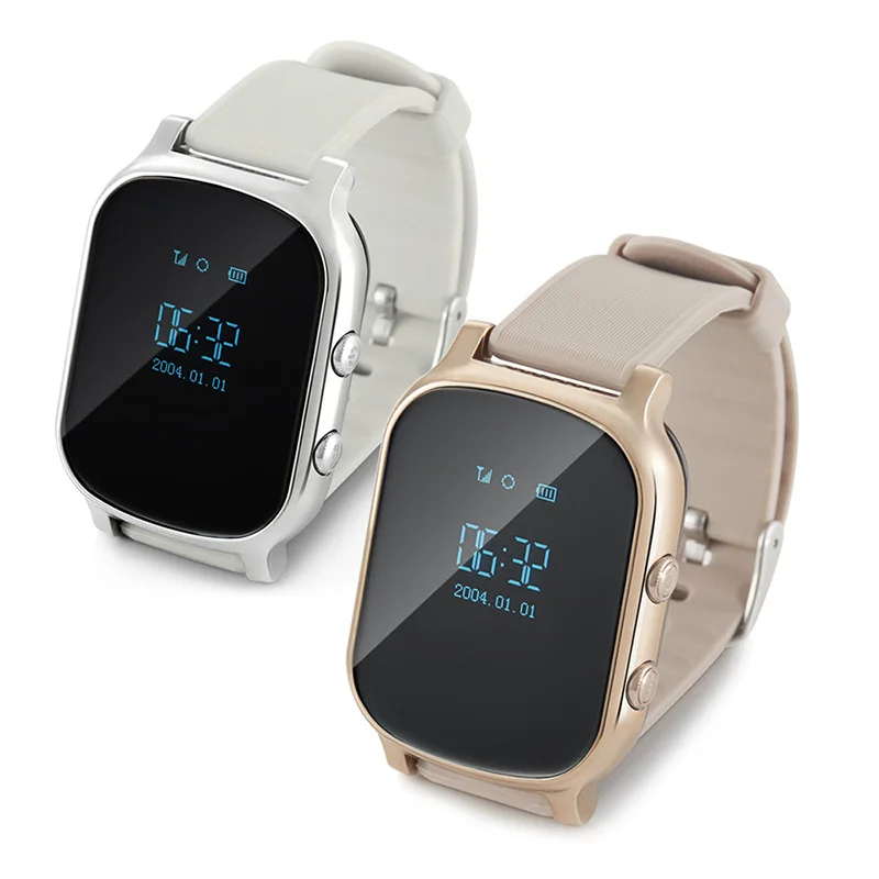 New Bluetooth Smart font b Watch b font T58 Kids GPS Tracker Smartwatch Google Map SOS