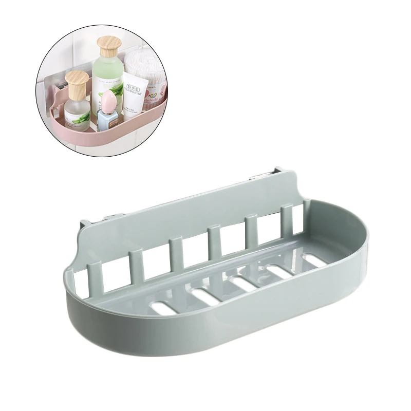 Non Trace Sticker Removable Wall Adhesive Shower Caddy Bathroom Shelves