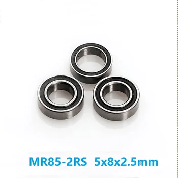 

500pcs/lot MR85-2RS MR85RS MR85 RS 2RS 5x8x2.5mm Thin section Miniature Mini Deep Groove Ball Bearing 5*8*2.5mm 675-2RS