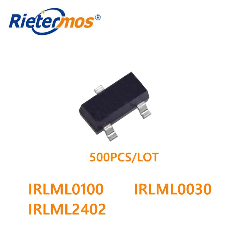 

500PCS SOT23 N-CHANNEL IRLML0100TRPBF IRLML0030TRPBF IRLML2402TRPBF IRLML0100PBF IRLML0030PBF IRLML0100 IRLML0030 IRLML2402