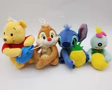 2017 חדש הרשמי keychain הטעים וסטיץ שבב דייל רך בפלאש בובת צעצוע מתנה(China)