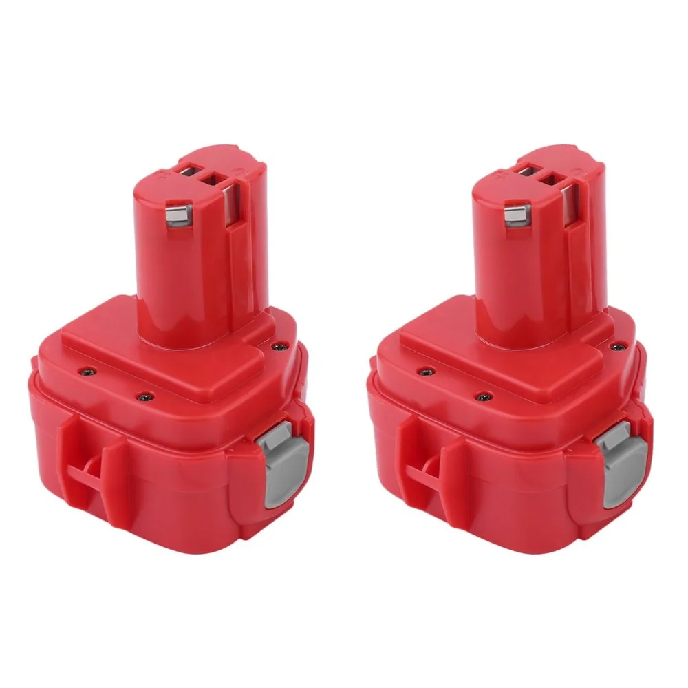 

High Capacity 2PCS NiCD 12V 2Ah 2000mAh Rechargeable Battery replacment For Makita 1233 1234 1235 1235B 1235F 192696-2 192698-8