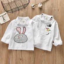 Рубашка для маленьких мальчиков и девочек; детская одежда; детские топы с длинными рукавами и принтом с героями мультфильмов; рубашки для мальчиков; Camisas Para Hombre; весенние блузки