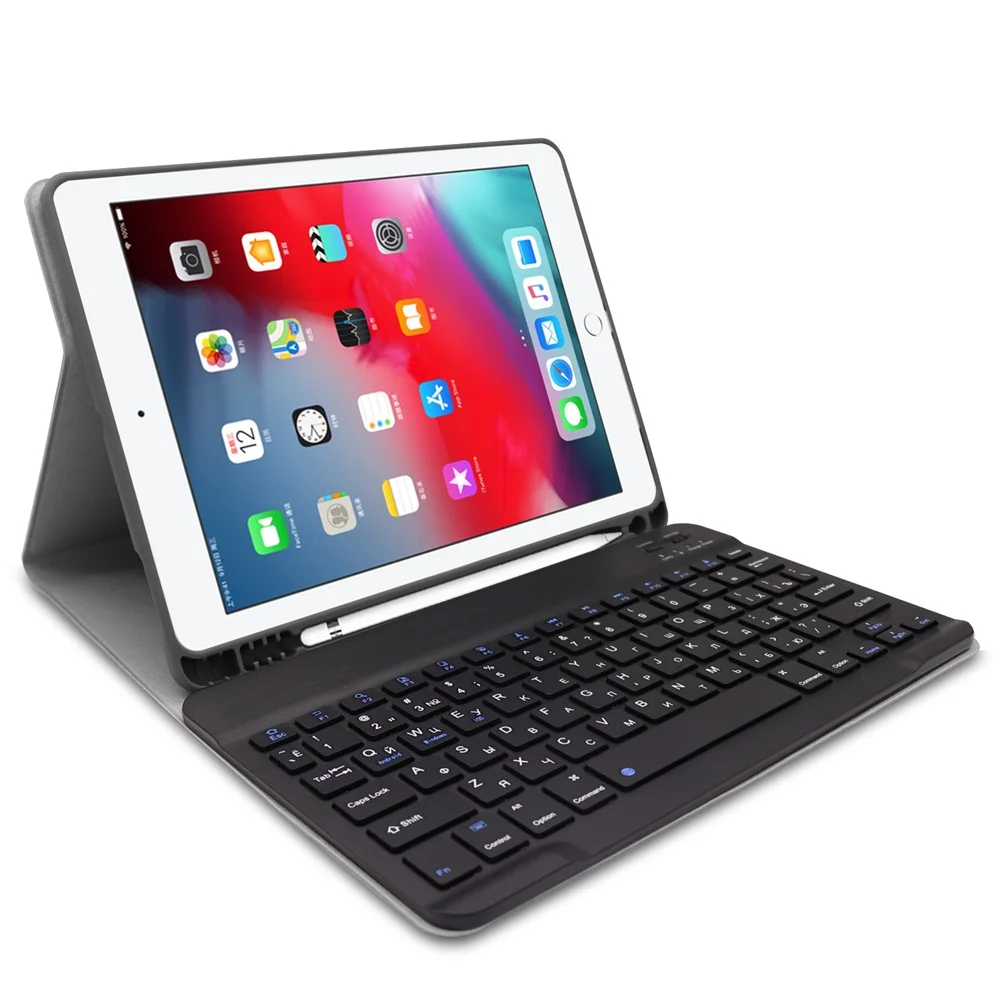 Для iPad Air 3 10 5 дюйма 2019 чехол клавиатура Bluetooth W Карандаш держатель кожаный для