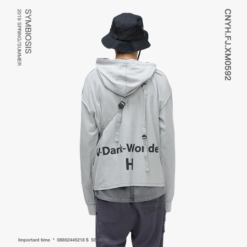 VIISHOW Streetwear Printed Men's Hoodies Brand Cotton Sudaderas Para Hombre 2019 New Spring Sweatshirts Men Hoody WD1039191
