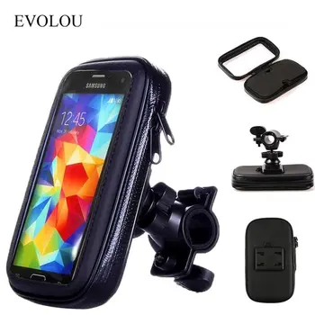 

Phone Holder Motorcycle Support Bike Universal Waterproof Bag Mobile Stand for Moto for iphone X 7 Plus For Samsung Xiaomi Cover