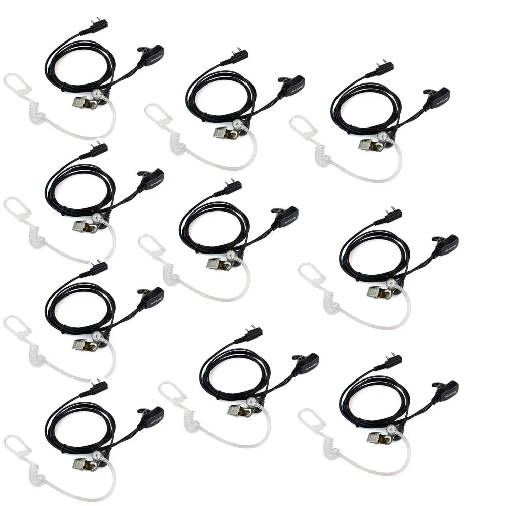 imágenes para 10 unids Retevis PTT MIC Auriculares Tubo Acústico En La Oreja para Kenwood para Baofeng BF-888s para HYT Walkie Talkie Accesorios C9003A imágenes para 10 unids Retevis PTT MIC Auriculares Tubo Acústico En La Oreja para Kenwood para Baofeng BF-888s para HYT Walkie Talkie Accesorios C9003A