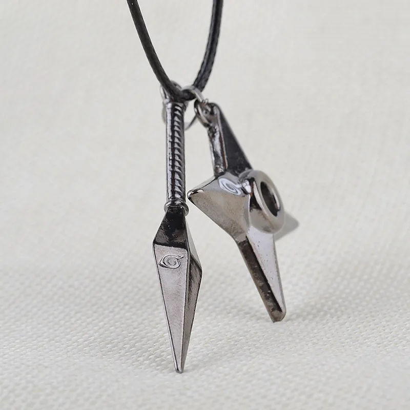 Kunai Shuriken Дротика искусственное оружие удзумаки Наруто кожаная веревка Ниндзя