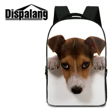 Dispalang 17 дюймов Рюкзаки большой вместимости для подростков персонализированные Индивидуальные школьные рюкзаки для собак Сумка для ноутбука