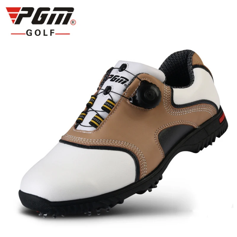 

PGM Leather Golf Shoes For Men Breathable PU Sneaker Outdoor Men Sport Golf Shoes Hombre Golf Shoes Chaussure Sapatos De Golfe