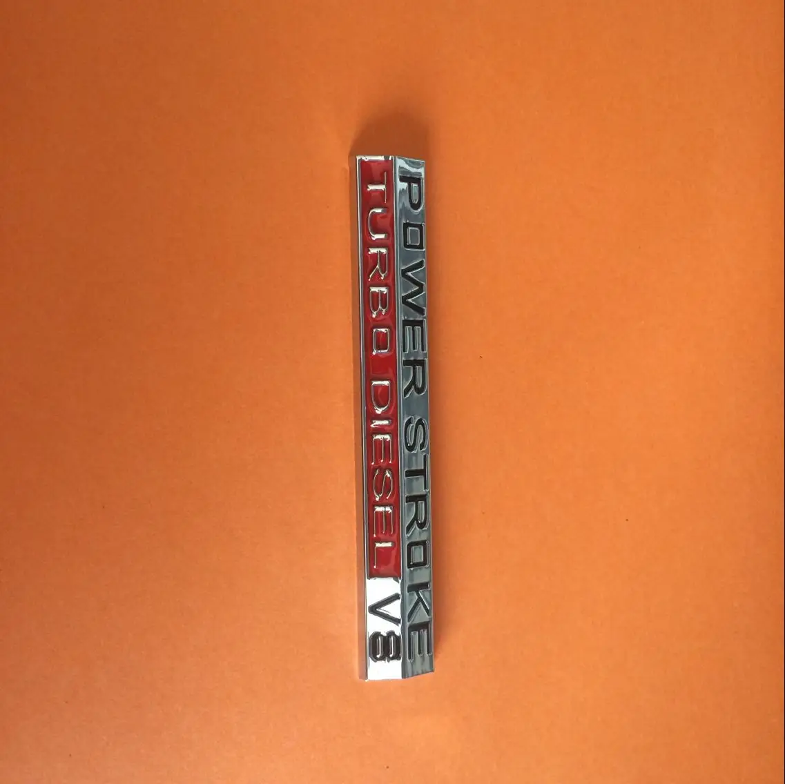 Hot sale high quality Powerstroke V8 logo metal car Rear Trunk Emblem
