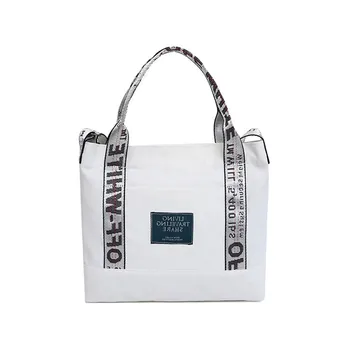 

Ms 2018 Shopping Travel Handmade School Shopping Shoulder Bag Simple Folding Girl