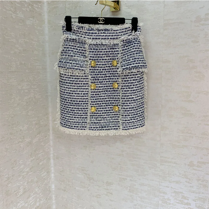 Осенняя и зимняя одежда Женская Темперамент Дикие кисточки женские юбки тканые ткани темперамент дикий 1:1