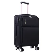 Классический мужской багаж на колёсиках 20 дюймов высокой емкости Оксфорд Прочный вращающийся багажник бренд бизнес путешествия чемодан пансион