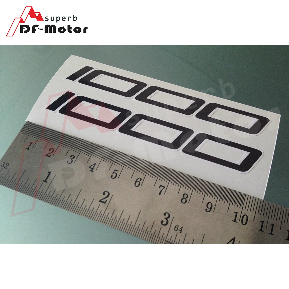 

"1000" Rear Seat Fairing Side Decals / Stickers for ZX-10R / ZX10R / Z1000 3M Sticker 1Pair Motorcycle Sticker Decals