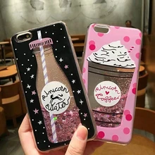 Чехол с блестящими звездами и сердечками для iPhone 11 Pro XS Max XR X 7 8 6 6S Plus 5 5S SE мягкий чехол из ТПУ с динамическим жидким зыбучим песком