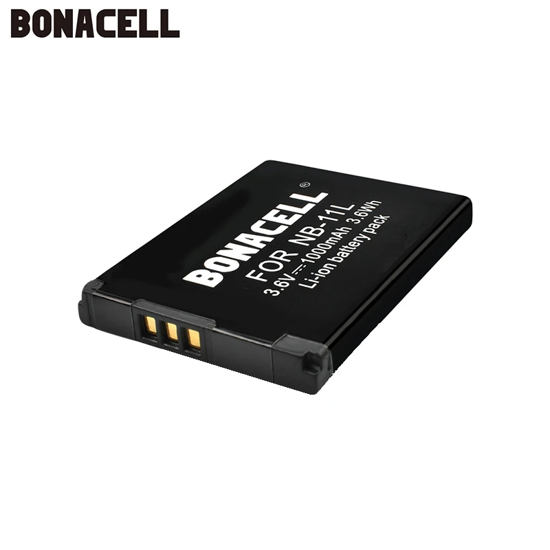 Bonacell 3,6 V 1000mAh перезаряжаемые батареи NB-11L NB 11L для Canon PowerShot SX410 SX400 IS ELPH 320