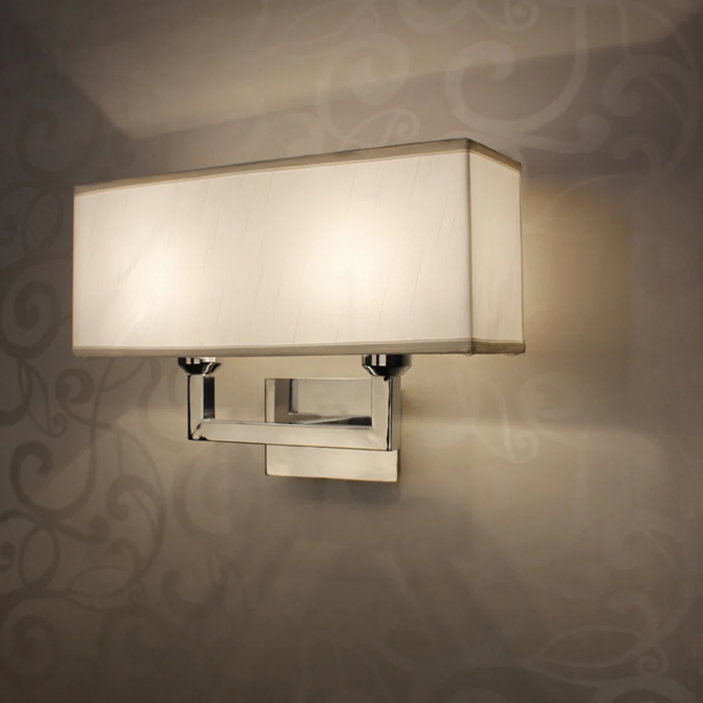 modern rectangle wall lamp e27 restroom bathroom bedroom reading lights wall light cloth lampshade home decorative - Wall Mounted Led Reading Lights For Bedroom modern rectangle wall lamp e27 restroom bathroom bedroom reading lights wall light cloth lampshade home decorative - Wall Mounted Led Reading Lights For Bedroom