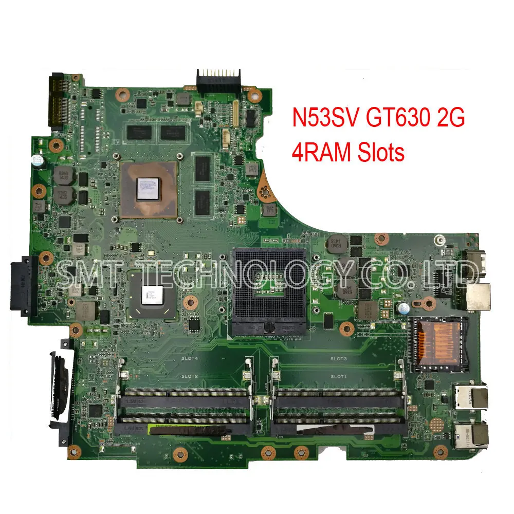 Prix pour D'origine N53SV Carte Mère Pour ASUS N53S N53SN N53SM Avec 4 SLOT de RAM GT630M 2 GB Entièrement essai Prix pour D'origine N53SV Carte Mère Pour ASUS N53S N53SN N53SM Avec 4 SLOT de RAM GT630M 2 GB Entièrement essai
