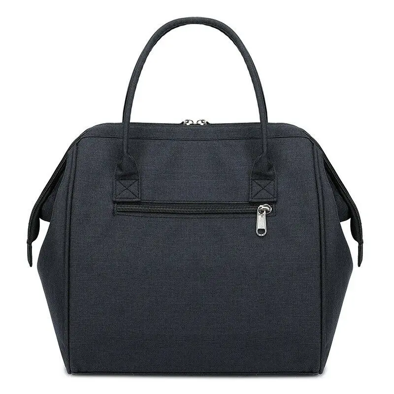

Women Men Oxford Portable Thermal Insulated Lunch Bag Unisex Big Capacity Travel Picnic Lunch Box Organizer Tote Bag New Style
