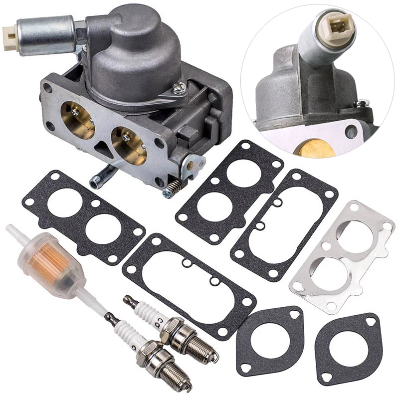 

Carburetor W/ Back Fire Solenoid For John Deere Lawn Mower L111, L118, L120,