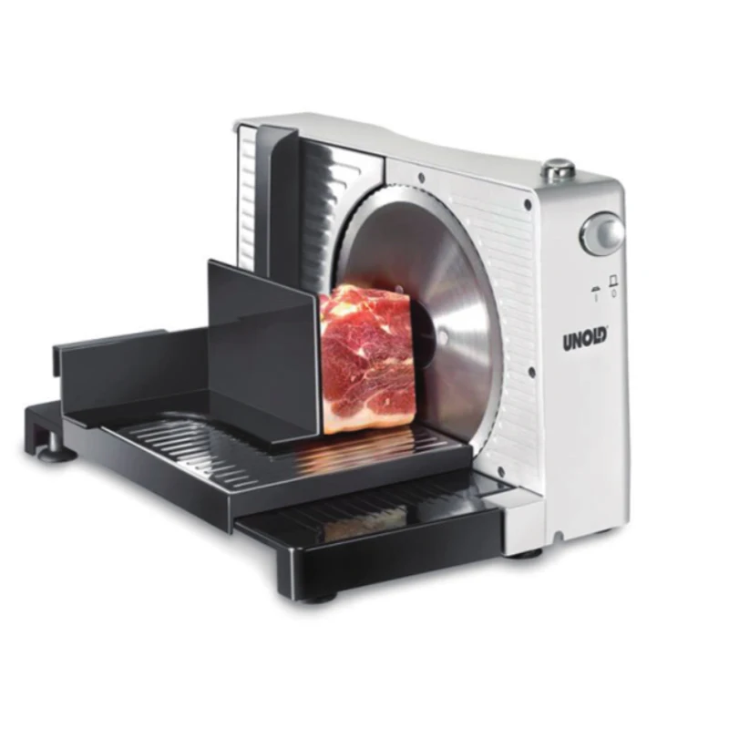 

10%JZ17,100W Home Stainless Steel Electric Meat Bread Slicer 220V-240V Double Switch Safety Protection Forzen Food Cutter