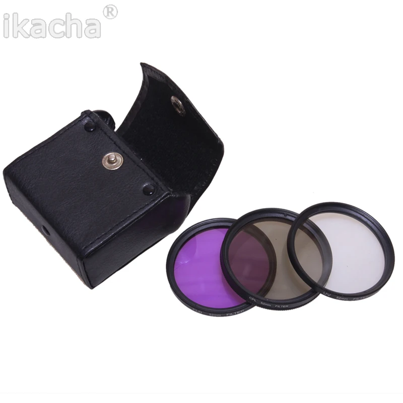 

55mm UV Filter + CPL Filter +FLD Filter For Sony For Nikon For Canon EOS 400D 550D 500D 600D 1100D 450D 350D 70D 60D 700D 650D