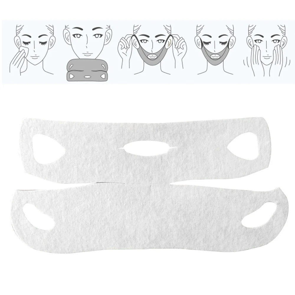 1 шт. 4D V для лица, укрепляющая маска, бумага для похудения, устраняющий отеки лифтинг, укрепление, тонкий массажер, прибор для ухода за лицом - Цвет: A