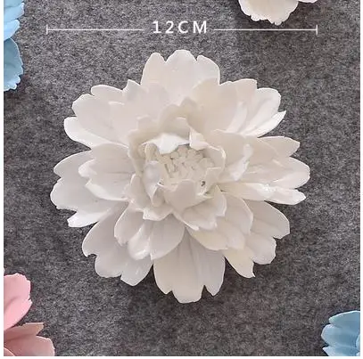 Керамическая модель цветка, роза, пион, Камелия, диаметр 18 см, диаметр 15 см, диаметр 12 см, креативные настенные декоративные поделки