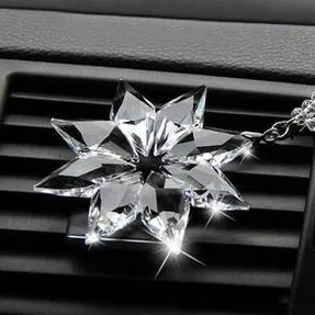 

80mm Crystal Snowflake prism Pendant chandelier part Feng Shui Hanging Crafts Gifts,Car & Home decoration home party wedding