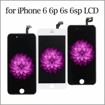 

AAA+++ Quality LCD For iPhone 6s Display Touch Digitizer Screen Assembly Replacement Module for iPhone 6 plus Black White Color