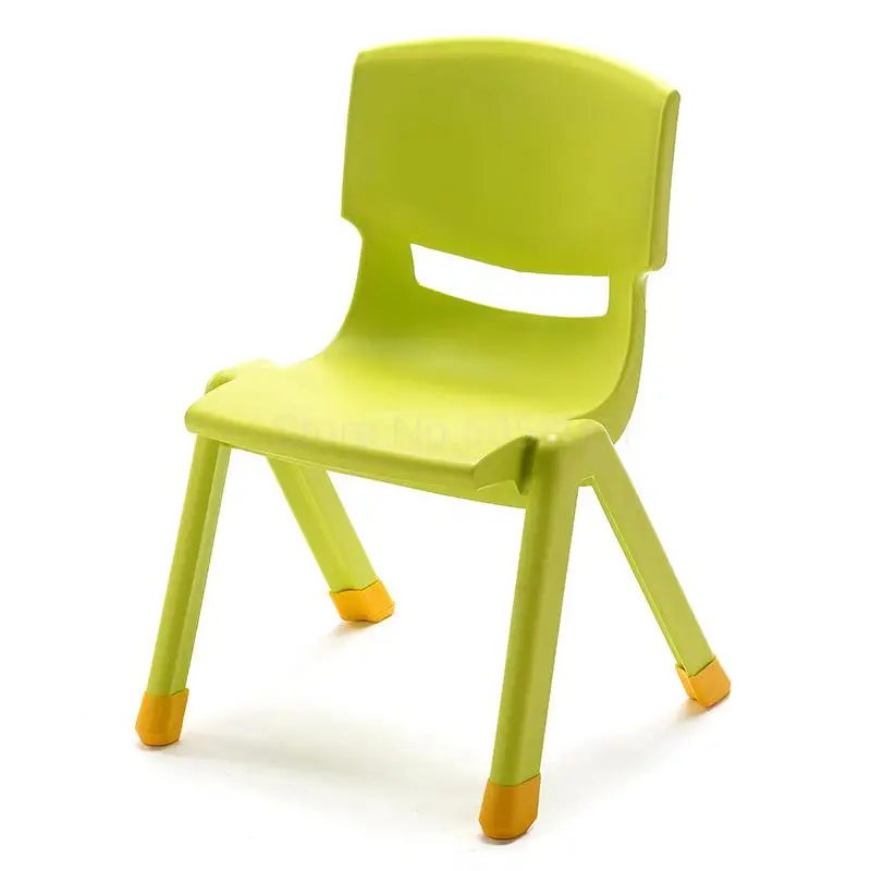 

Thickened Children's Chair Kindergarten Backrest Chair Baby Chair Plastic Children's Study Table And Chair Household Anti-skid S