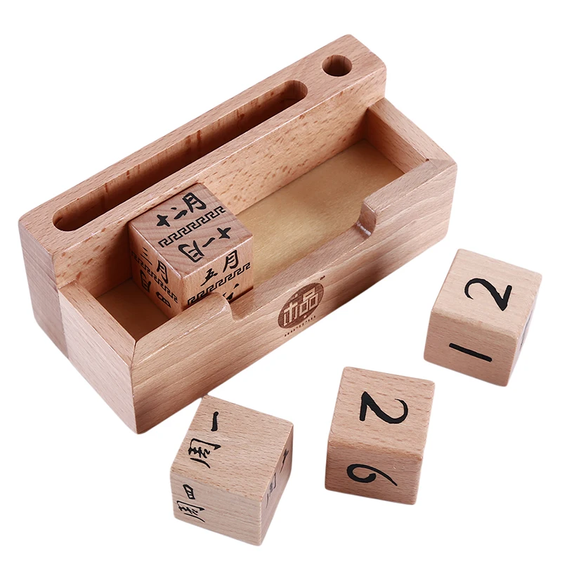 Креативные поделки деревянные зерна календарь деревянный календарь детские развивающие игрушки детские подарки