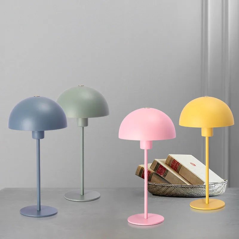 

Modern Creative Concise Lovely Rainbow Macarons Color Table Light Bedroom Baby Room Study Room Decoration Lamp Free Shipping E27