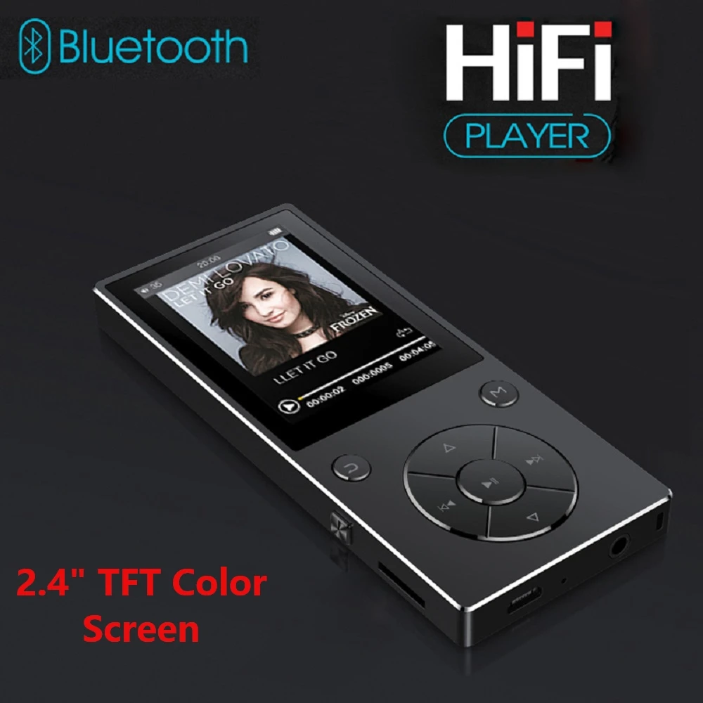 mp3 player with bluetooth4.0 built-in speaker 16gb 2.4