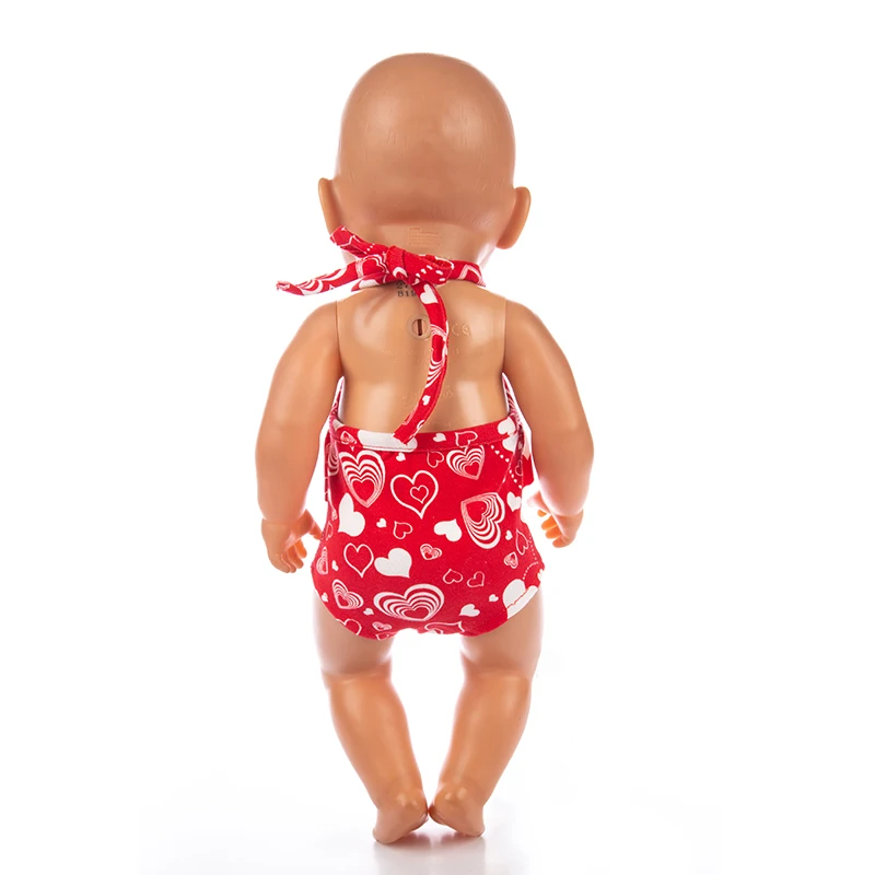 Подходит для 18 дюймов 40-43 см кукольная одежда новорожденный детский купальник Красный Синий Зеленый Русалка аксессуары для кукол для ребенка подарок на день рождения