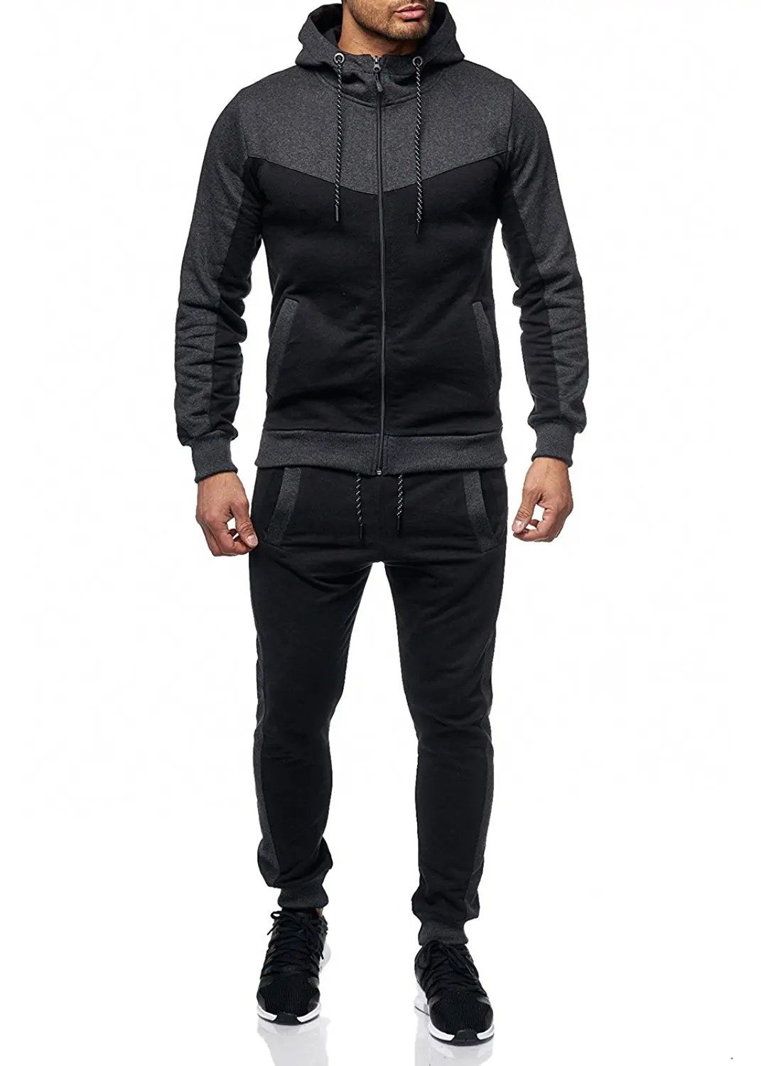 Sweatsuits Для мужчин s Пот костюмы спортивные спортивный костюм мужской Бодибилдинг