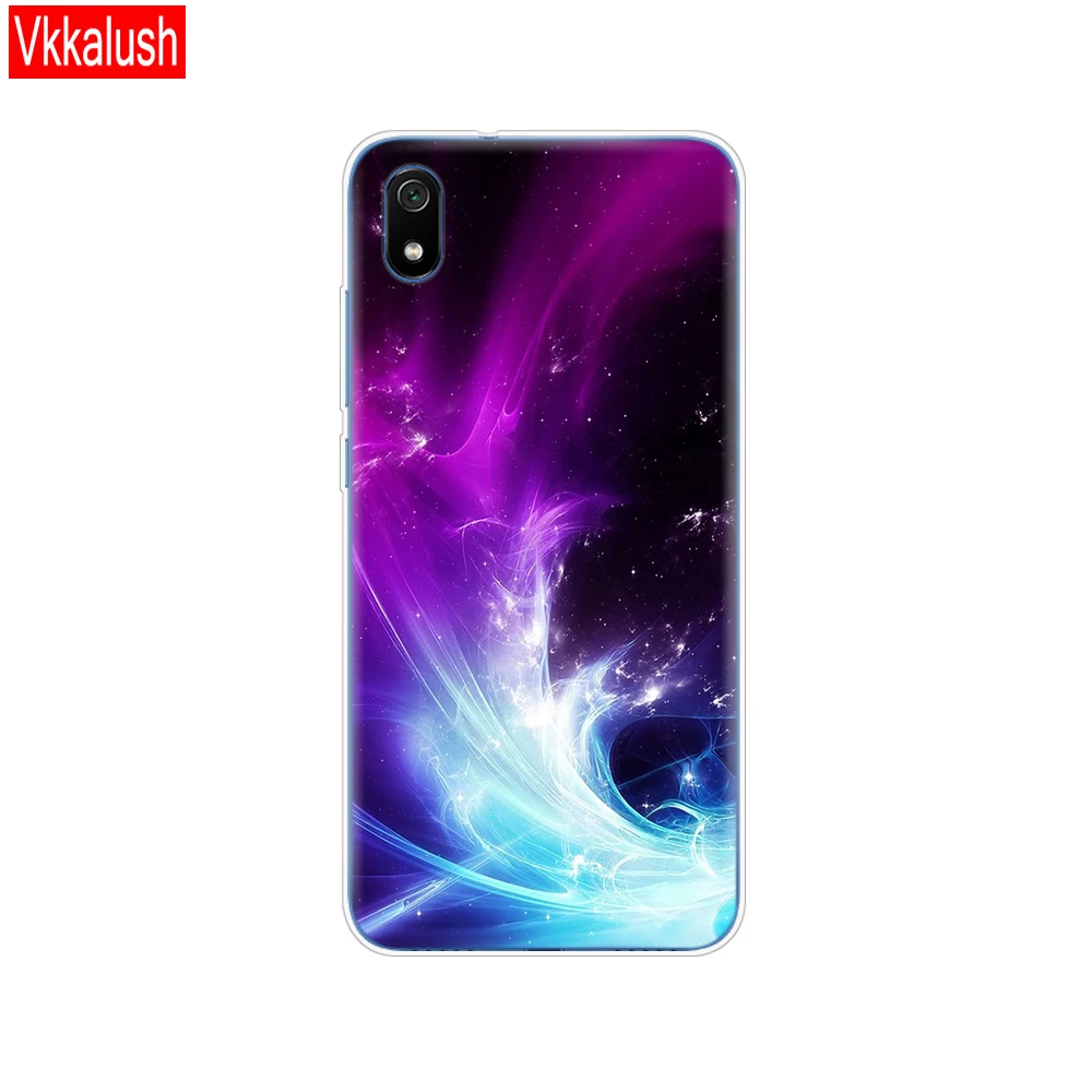 Силиконовый чехол для Xiaomi Redmi 7a, чехол s, полная защита, мягкая задняя крышка из ТПУ для Redmi 7 A, чехол-бампер для телефона - Цвет: 11087