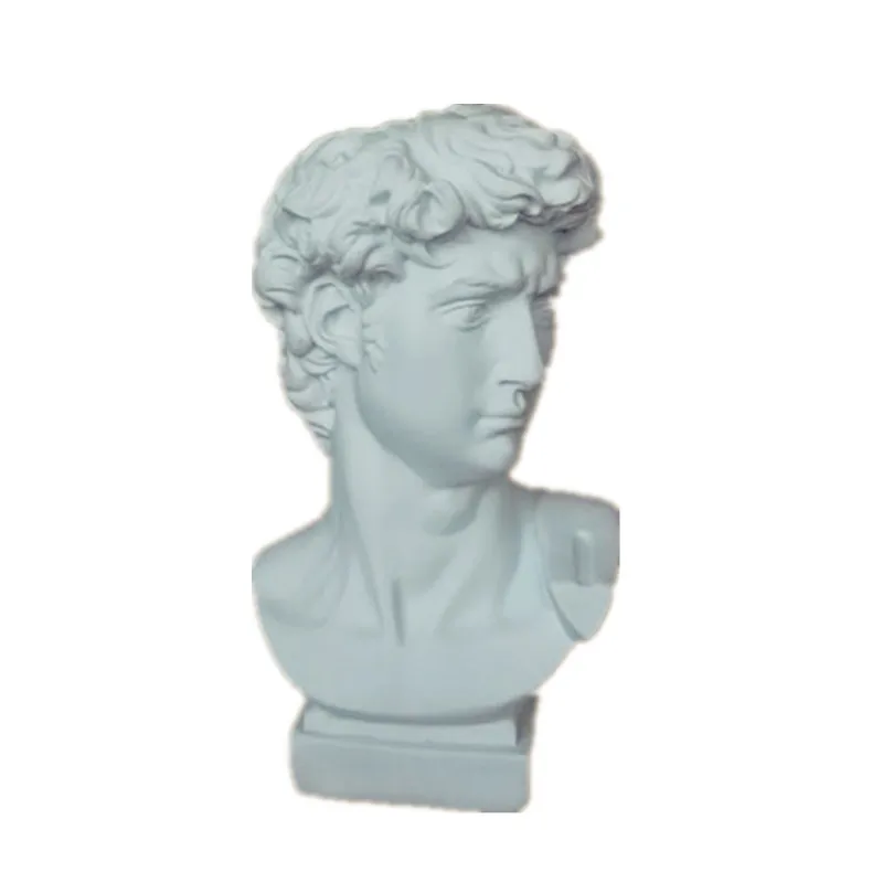 

Creative Resin Imitation Plaster Vase David Agrippa Sculpture Head Vase Flower Arrangement Apollo Venus Home Decorations R1959