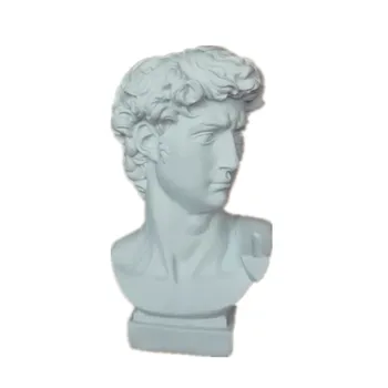 

Creative Resin Imitation Plaster Vase David Agrippa Sculpture Head Vase Flower Arrangement Apollo Venus Home Decorations R1959