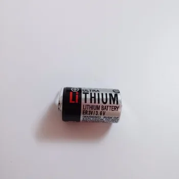 

5PCS/lot Original New ER3V Battery 3.6V 1200mAh JZSP-BA01 PLC Lithium Batteries With Pins Plug Free Shipping