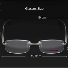 = clara Vida = Limited Al-mg очки для чтения без оправы ультра светильник Uv400 Анти-усталость линзы+ 2,0+ 2,5 2,75+ 3,0+ 3,5 3,75