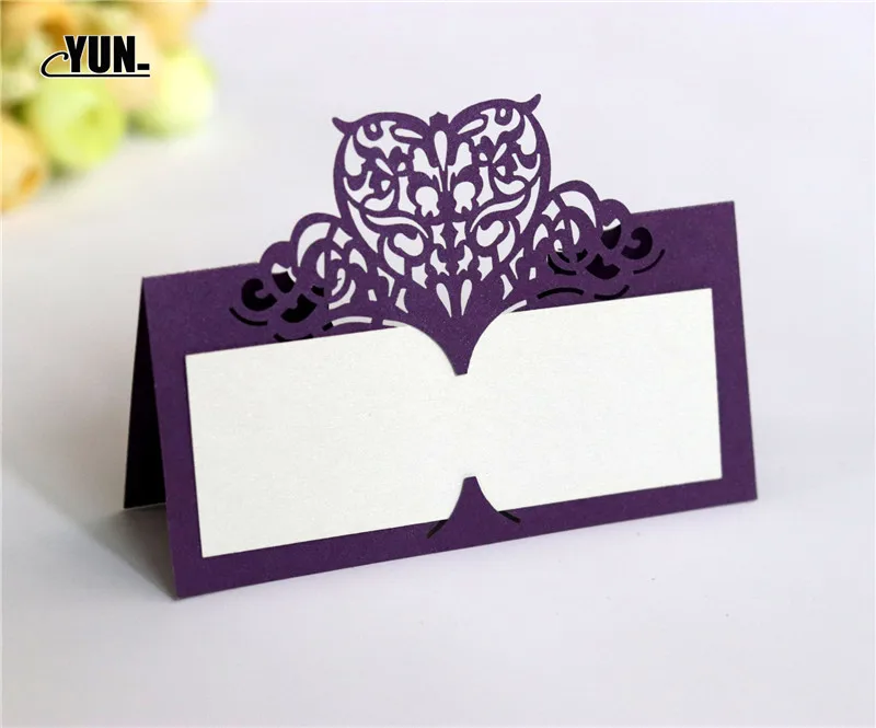 50pcs Laser Cut Event Party Decor Heart Seat Card Wedding Table Centerpieces Number Name Card Place Cards Favors 7Dzx006-50 (12)