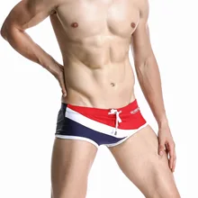 Купальный костюм для мальчиков, мужские летние шорты для плавания, сексуальные шорты для серфинга, боксеры для плавания, спортивные мужские шорты с низкой талией